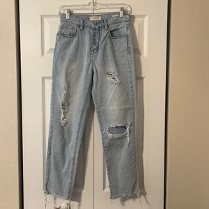 Pacsun mom Jeans, light wash